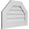 Ekena Millwork Octagonal Top Surface Mount PVC Gable Vent w/ 3-1/2"W x 1"P Standard Frame, 26"W x 18"H GVPOT26X1801SN - alternate 5
